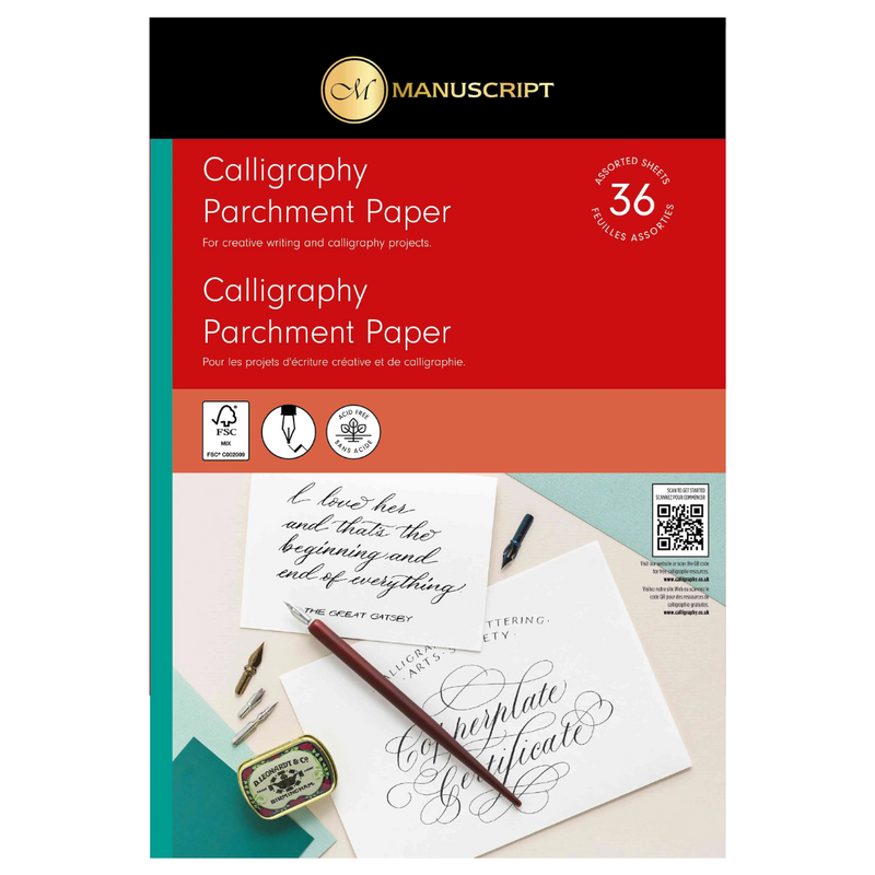 Manuscript A4 90gsm 36 Sheet Parchment Paper