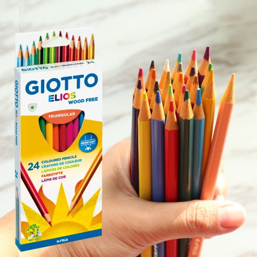 Giotto Elios Woodfree Tri Pencils Set Of 24