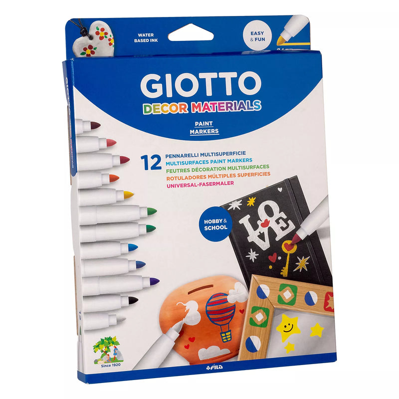 Giotto Decor Markers Set Of 12