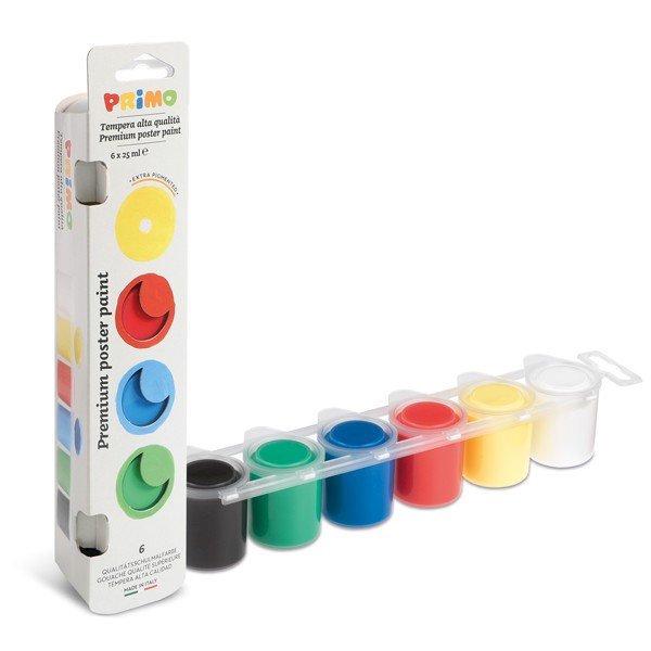 Primo 25ml Ready Mix Poster Paints Set of 6