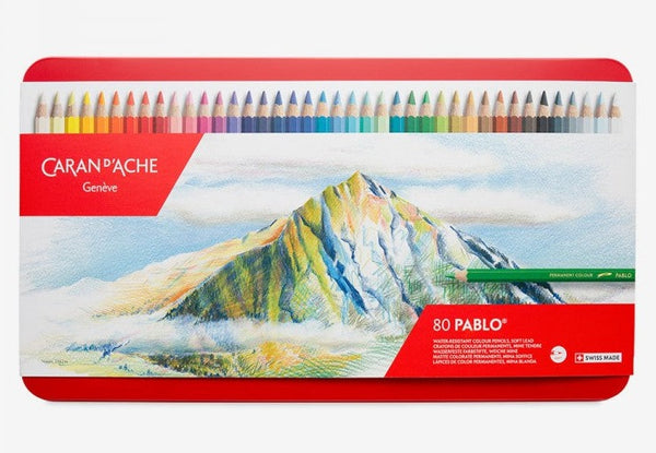 Caran D'ache Pablo Colouring Pencil Set of 80