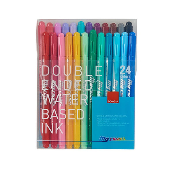 Dong-A My Color2 Twin Tip Marker Set of 24