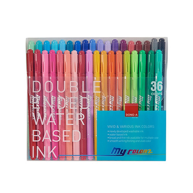 Dong-A My Color2 Twin Tip Marker Set of 36