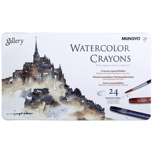 Mungyo Gallery Watercolour Crayons Set of 24