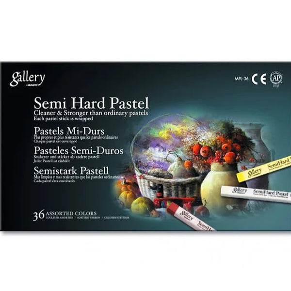 Mungyo Gallery Semi Hard Square Pastels Set of 36