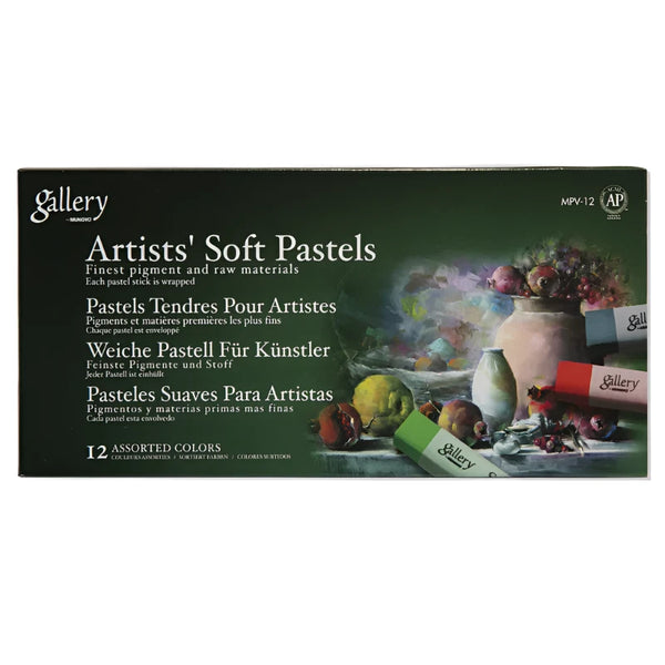 Mungyo Gallery Artists' Soft Pastel Set of 12