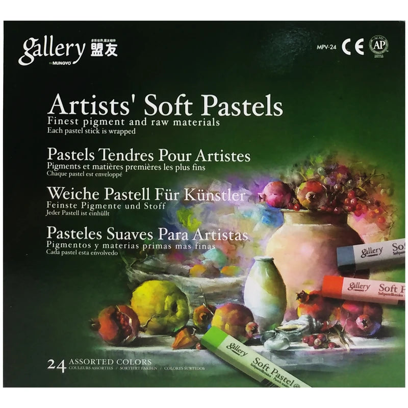 Mungyo Gallery Artists' Soft Pastel Set of 24