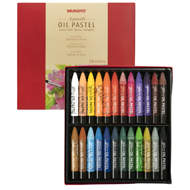 Mungyo Gallery Aquarelle Watersoluble Oil Pastels Set of 24