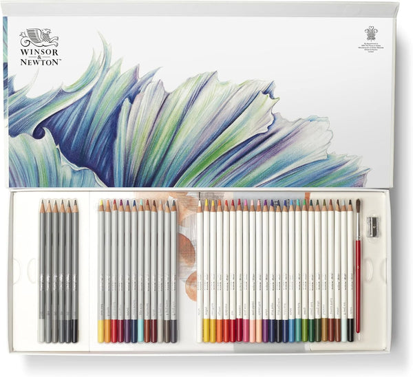 Winsor & Newton Studio Mixed Pencils - Set Of 45