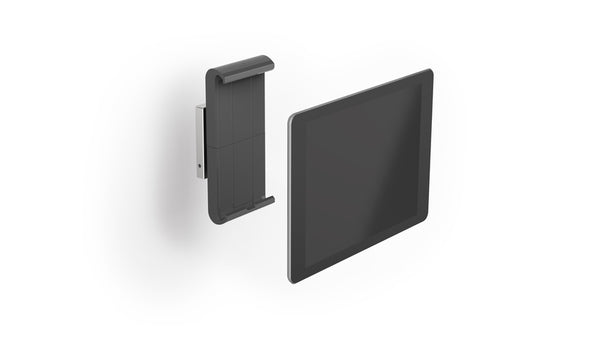 Durable Silver Wall Tablet Holder
