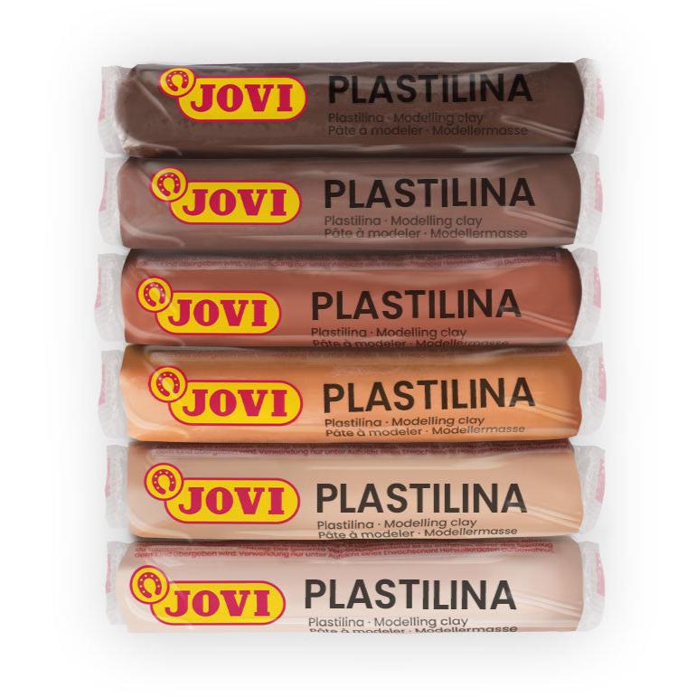 Jovi Plastilina 15g Multi-Cultural Pack Of 6