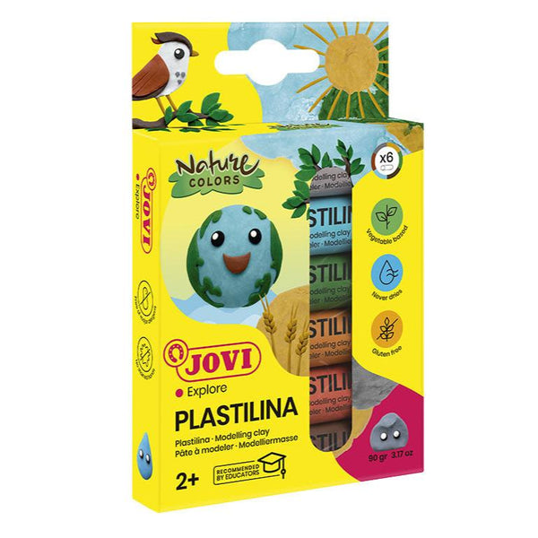 Jovi Plastilina 15g Nature Colours Pack Of 6