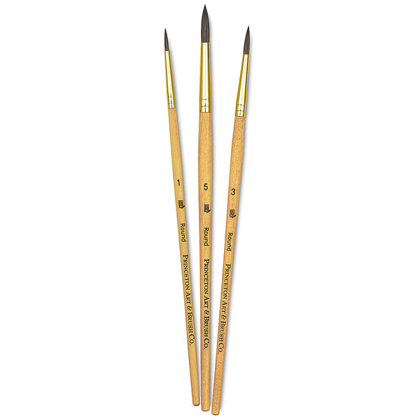 Princeton Real Value Synthetic 9100 Brushes Set Of 3