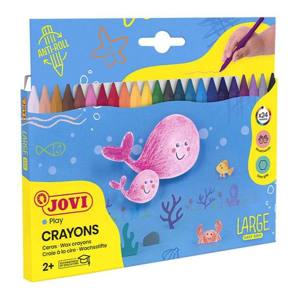 Jovi Art Plastic Crayons Set of 24