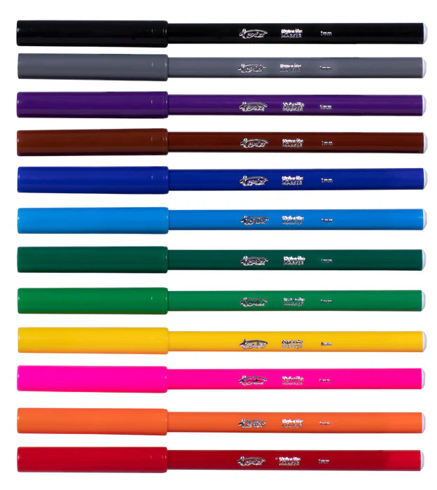 Texta Nylorite Colouring Markers Set of 12