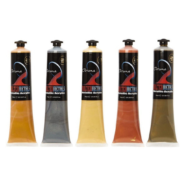 Chroma Molten Metals 5x75ml Set