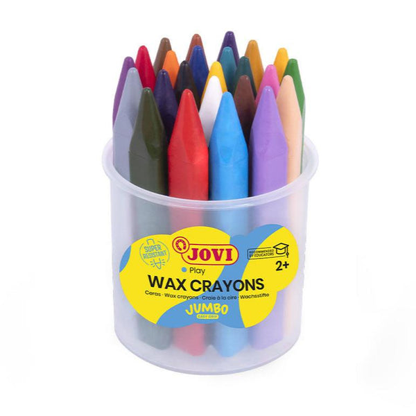 Jovi Triwax Crayons Jar Of 24