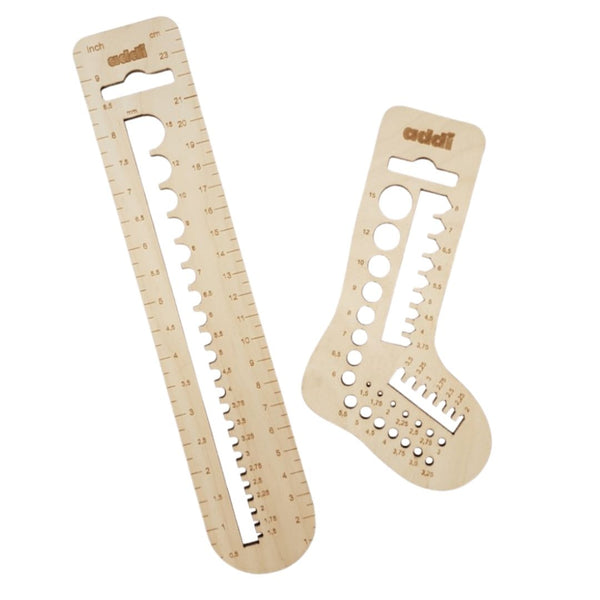 Addi Calibro Wooden Needle Gauge Set