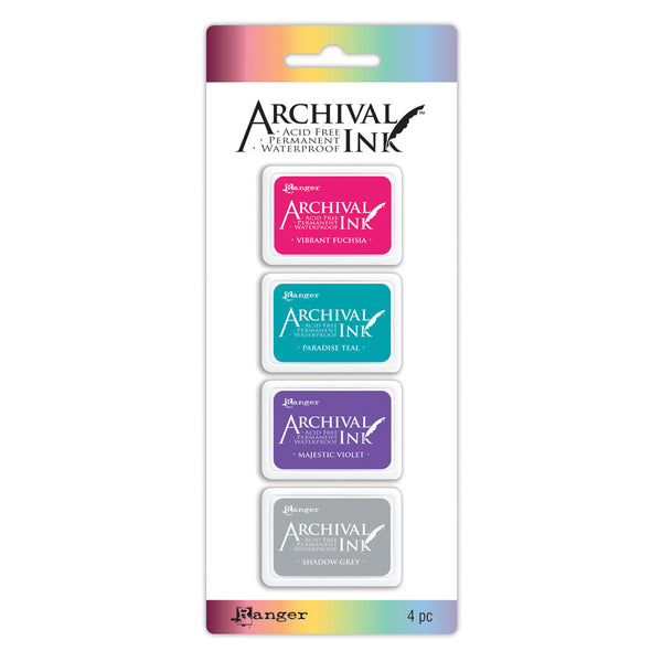 Ranger Archival 1.25 INCHx1.75 INCH Ink Pad Mini Kit 4