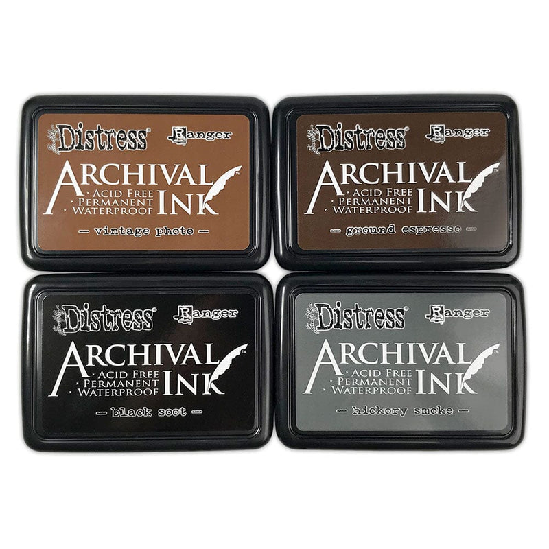 Ranger Basics Distress Archival Ink Set of 4