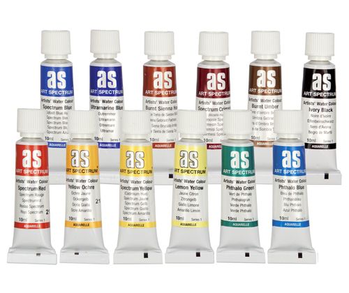 Art Spectrum Watercolour Assorted Paint Set Of 12x10ml