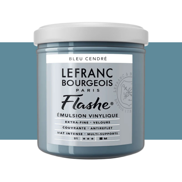 Lefranc & Bourgeois Flashe Acrylic Paints 125ml#Colour_ASH BLUE (S1)