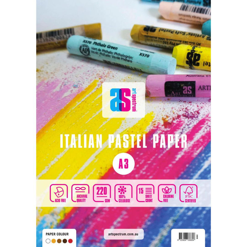 Art Spectrum Australian Colours 220gsm 15 Sheet Pastel Pads