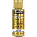 Decoart Dazzling Metallics Paints 2oz 59ml#Colour_BRIGHT BRASS