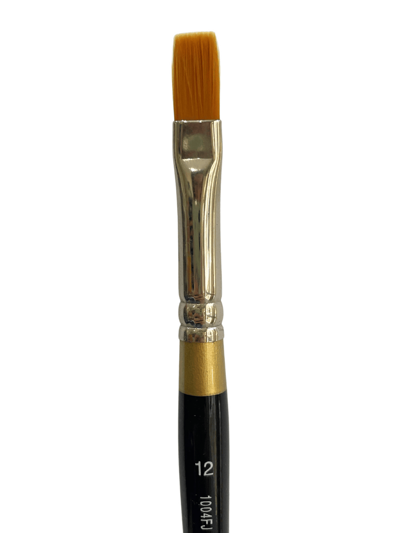 Das S1004fj Golden Nylon Flat Brushes