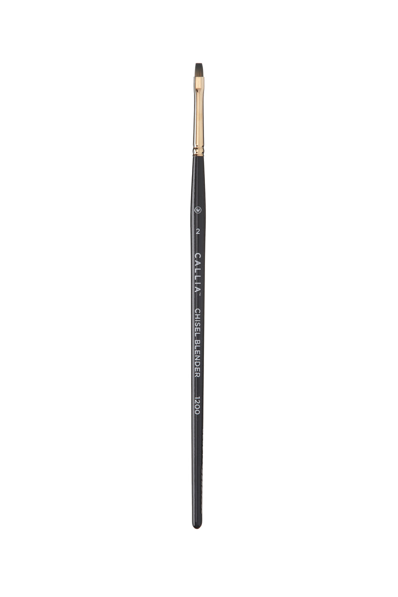 Willow Wolfe Callia Chisel Blender Synthetic Kolinsky Sable Brushes