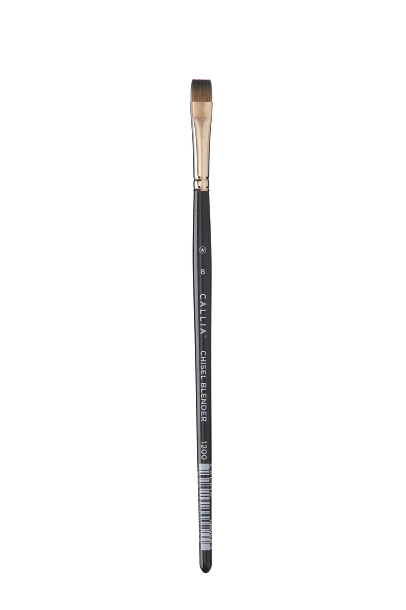 Willow Wolfe Callia Chisel Blender Synthetic Kolinsky Sable Brushes