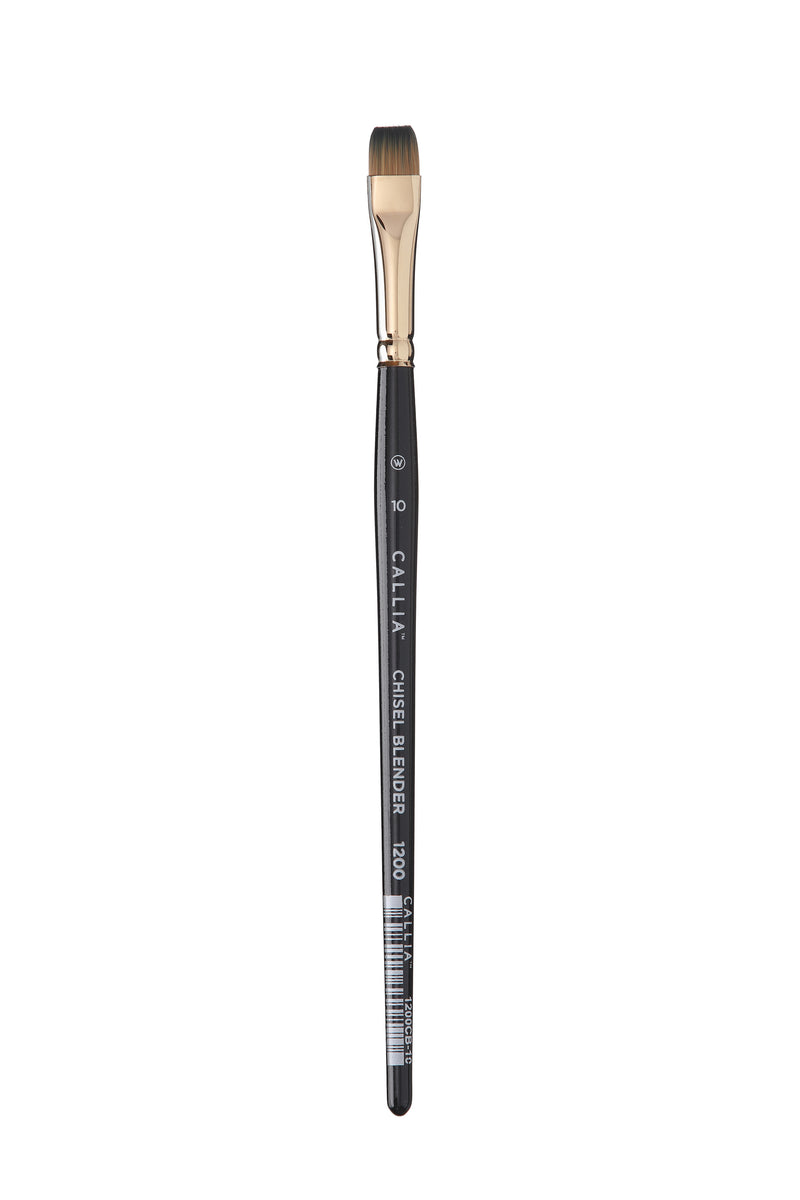 Willow Wolfe Callia Chisel Blender Synthetic Kolinsky Sable Brushes