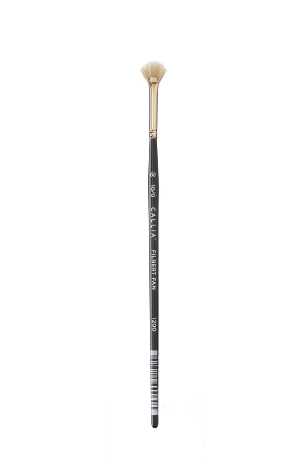 Willow Wolfe Callia Filbert Fan Synthetic Bristle Brushes#Size_10/0