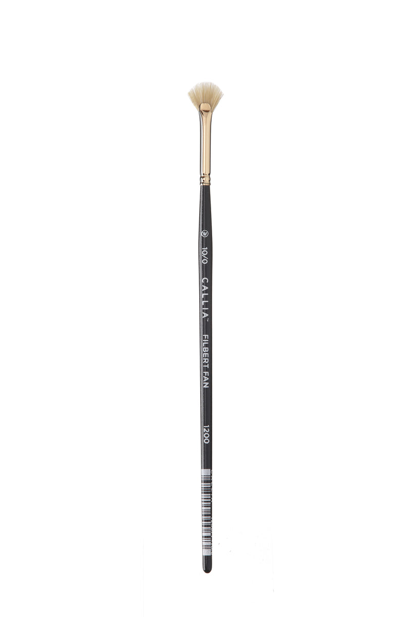 Willow Wolfe Callia Filbert Fan Synthetic Bristle Brushes