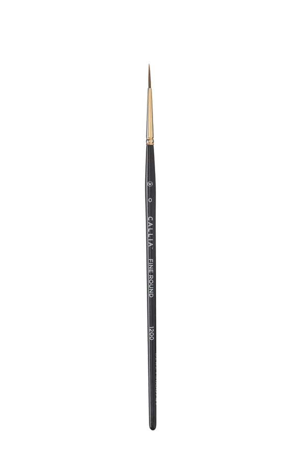 Willow Wolfe Callia Fine Round Synthetic Sable Brushes#Size_0