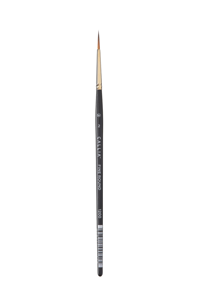 Willow Wolfe Callia Fine Round Synthetic Sable Brushes