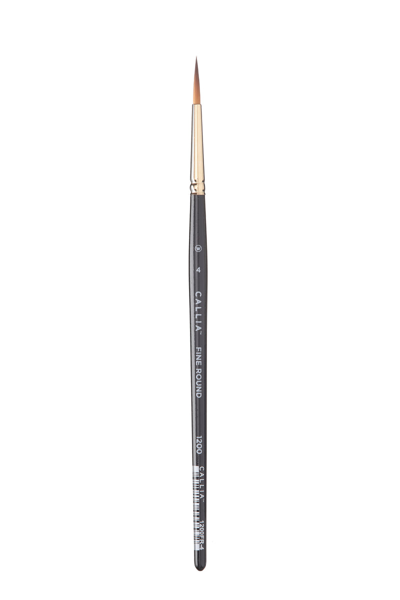 Willow Wolfe Callia Fine Round Synthetic Sable Brushes