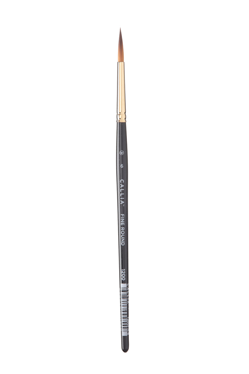 Willow Wolfe Callia Fine Round Synthetic Sable Brushes