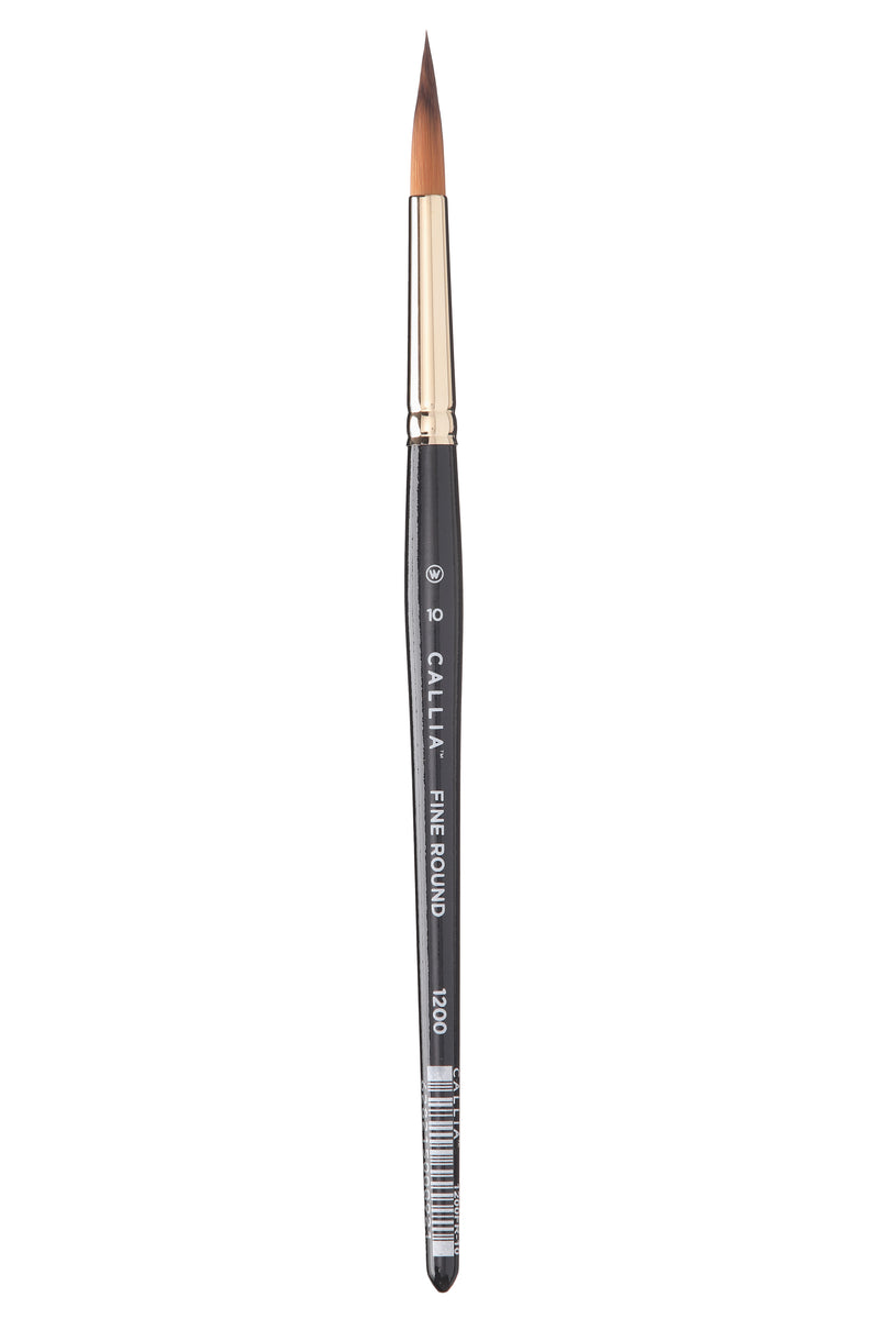 Willow Wolfe Callia Fine Round Synthetic Sable Brushes