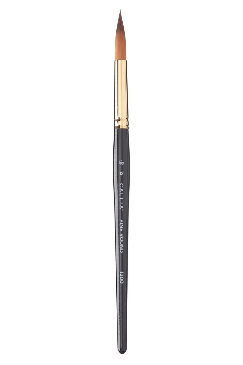 Willow Wolfe Callia Fine Round Synthetic Sable Brushes