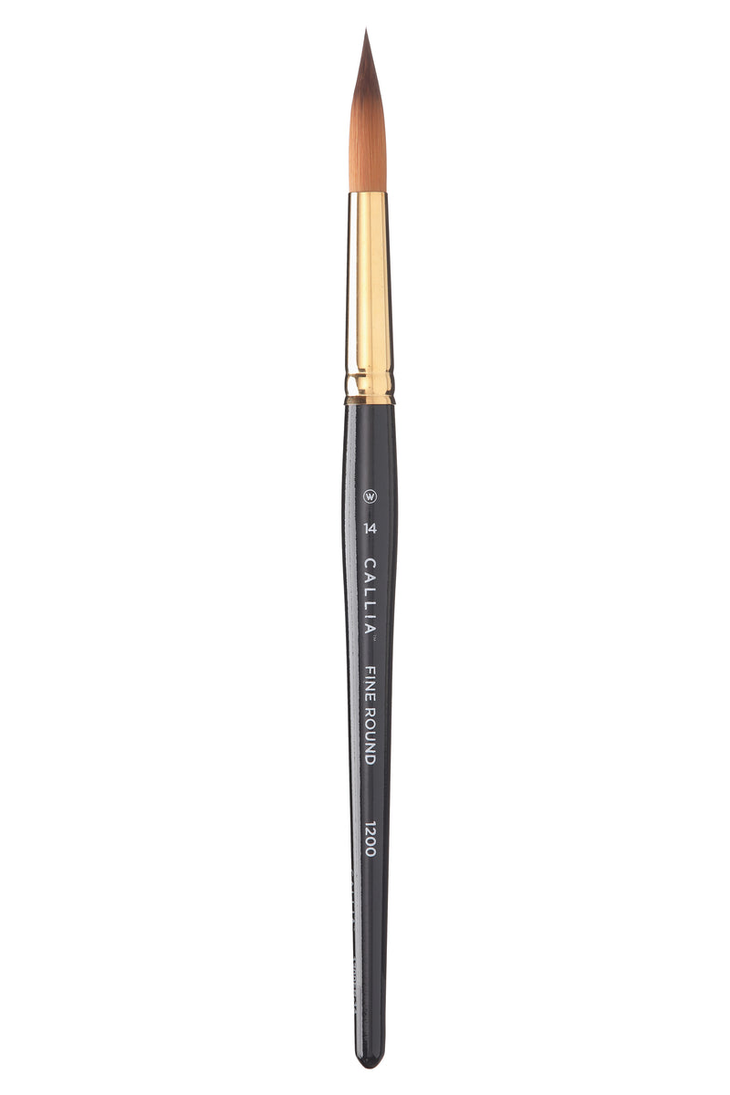 Willow Wolfe Callia Fine Round Synthetic Sable Brushes