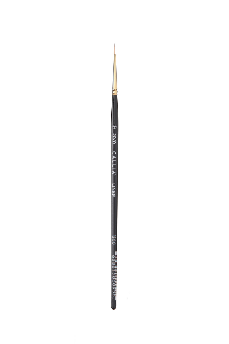 Willow Wolfe Callia Liner Synthetic Sable Brushes