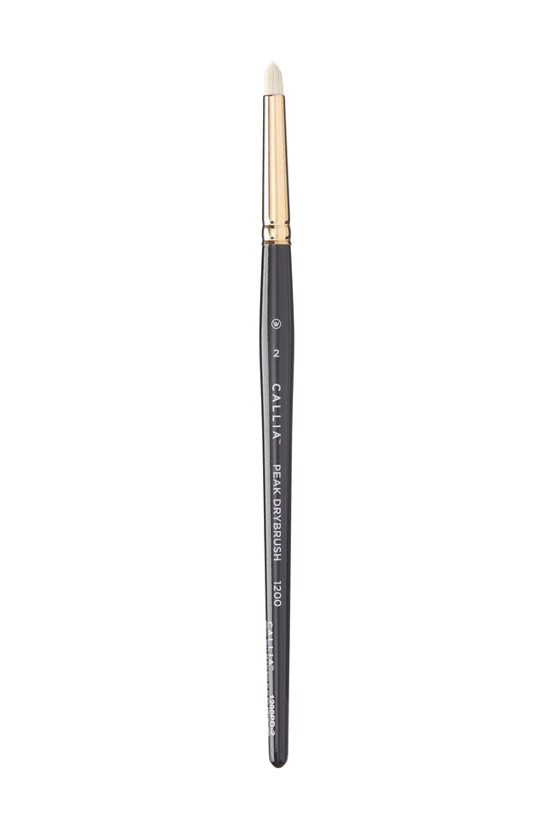 Willow Wolfe Callia Peak Synthetic Bristle Drybrushes#Size_2