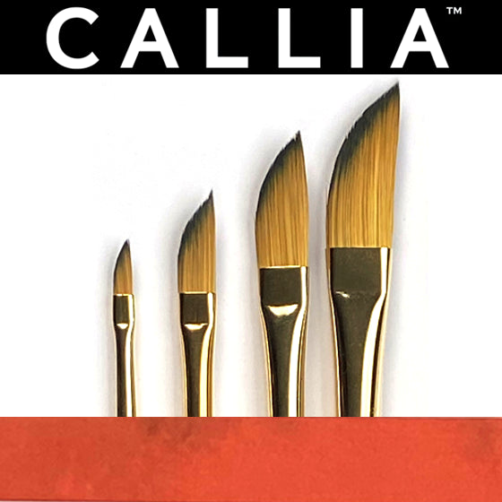 Willow Wolfe Callia Mixed Media Dagger Synthetic Kolinsky Sable Brush Set