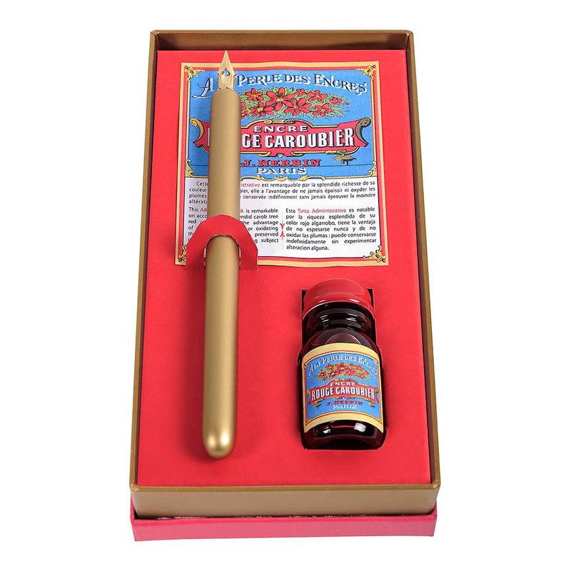 Jacques Herbin Traditional Writing Set Rouge Caroubier