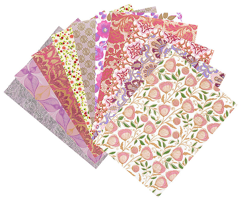 Clairefontaine Pink-Purples A4 20 Sheet Artisian Paper Pad