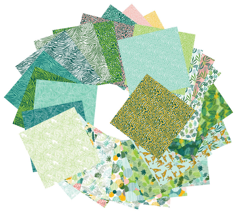 Clairefontaine Exotic Freshness 15x15cm 60 Sheet Origami Paper