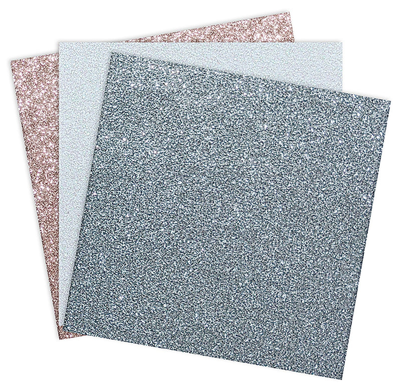 Clairefontaine Adhesive Glitter 250g 30.5x30.5cm Cutting Paper Pack of 6