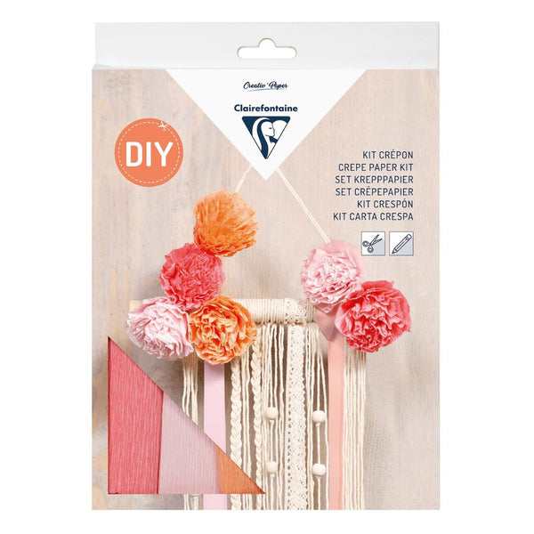 Clairefontaine Macrame Decoration Crepe Paper Kit