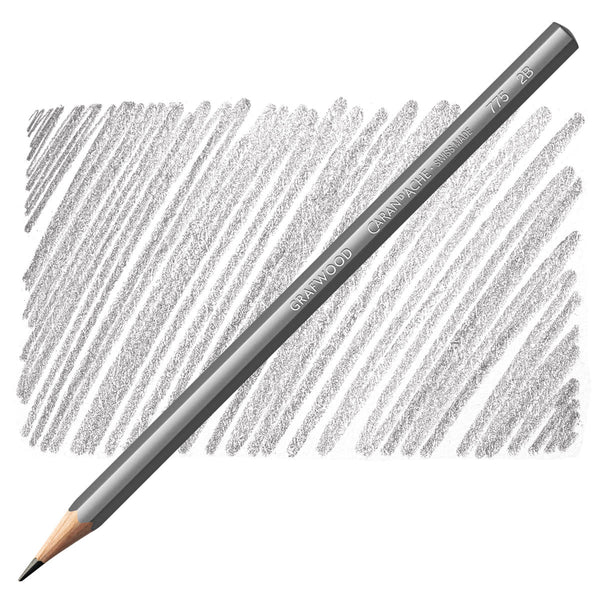 Caran d'Ache Grafwood Artist Graphite Pencils#Size_2B